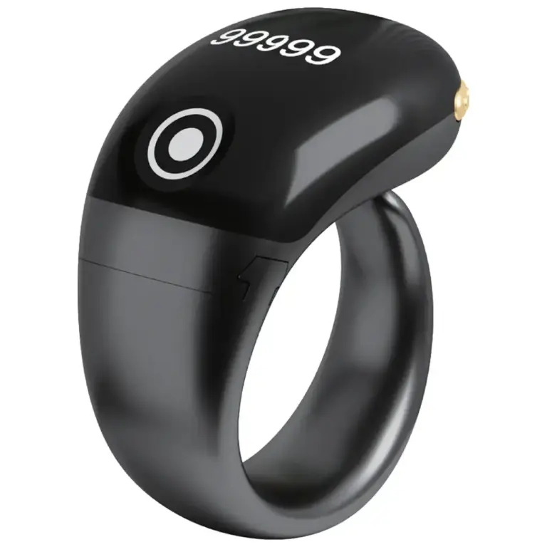 Green Lion Smart Zikr Ring with OLED Display