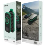 Green Lion Solar Flex 20000mAh Power Bank - Green & Black