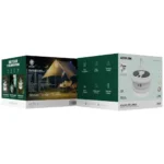 Green Lion Solar LED Lumex Camping Light & Built-In String Light