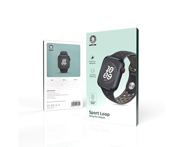 Green Lion Sport Loop Silicone Strap 42444549MM