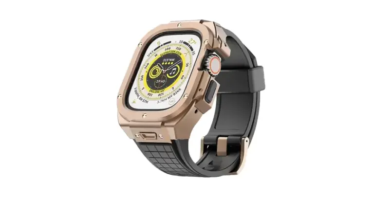 Green Lion Styled Ultra Case for Apple Watch 49mm - Rose Gold