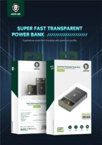 Green Lion Super Fast Transparent Power Bank 20000mAh Green Lion