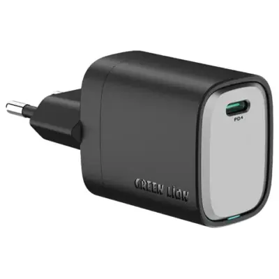Green Lion Supra 33W EU Wall Charge - Black/Grey