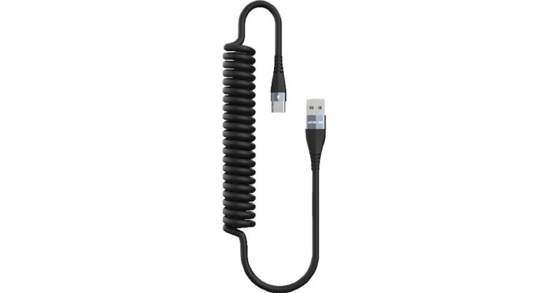 Green Lion TPU Spring Cable USB-A to Type-C Cable 1.8 Meter