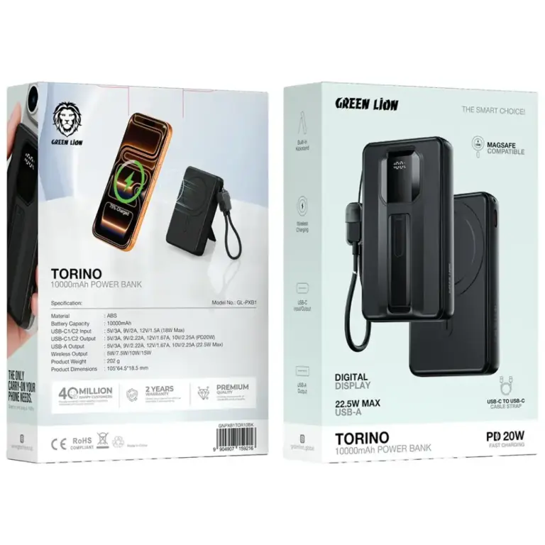 Green Lion Torino 10000mAh Power Bank