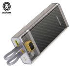 Green Lion Transparent 2 Power Bank with Integrated Cables 20000mAh PD 20W