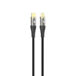Green Lion Transparent Cable USB-C To Lightning Braided