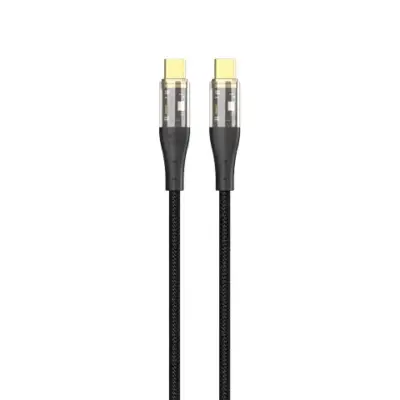 Green Lion Transparent Cable USB-C To USB-C Braided