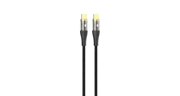 Green Lion Transparent Cable USB-C To USB-C Braided