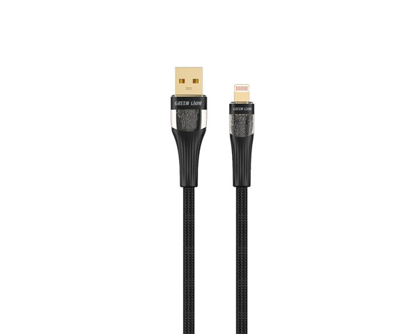 Green Lion Transparent Cable USB-A to Lightning