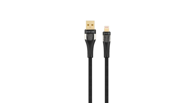 Green Lion Transparent Cable USB-A to Lightning