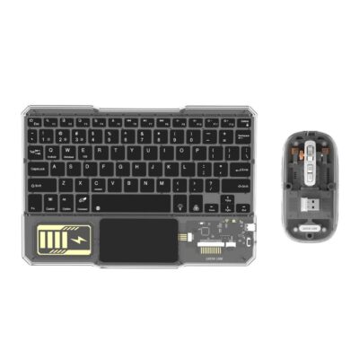 Green Lion Transparent Duo Wireless Keyboard & Mouse