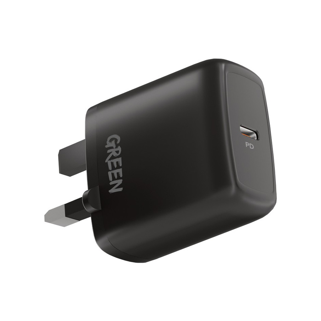 Green Lion Type-C Port Wall Charger 20W UK 2 Green Lion Type-C Port Wall Charger 20W UK
