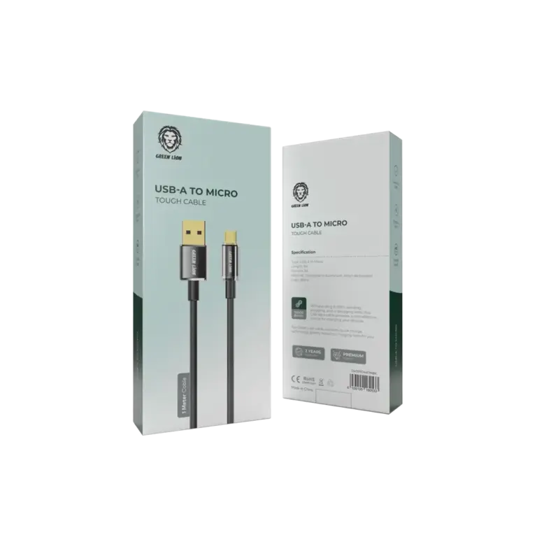 Green Lion USB-A To Micro Tough Cable 1m