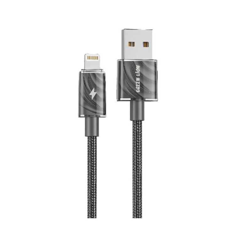 Green Lion USB-A to Lightning Thick Braided Cable 1M