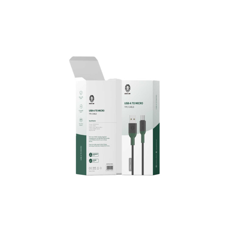 Green Lion USB-A to Micro TPE Cable (1m)