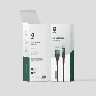 Green Lion USB-A to Micro USB Braided Cable 1M