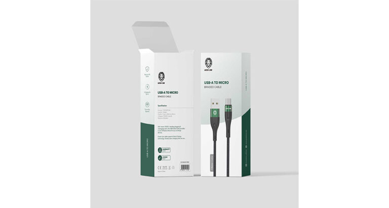 Green Lion USB-A to Micro USB Braided Cable 1M