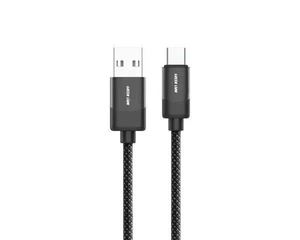 Green Lion USB-A to USB-C Braided Cable 15W