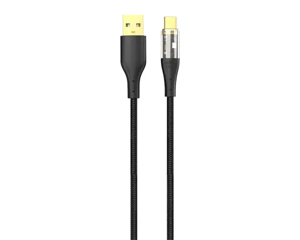 Green Lion USB-A to USB-C Transparent Cable