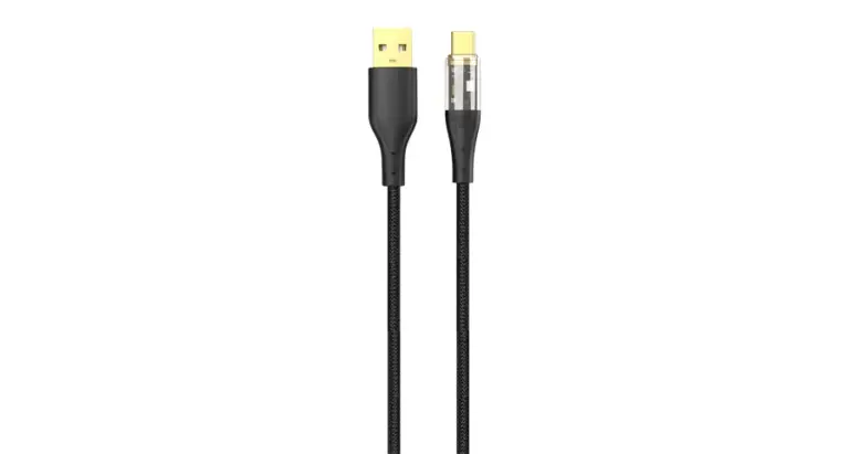 Green Lion USB-A to USB-C Transparent Cable