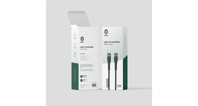 Green Lion USB-C to Lightning Braided Cable 1M PD 20W