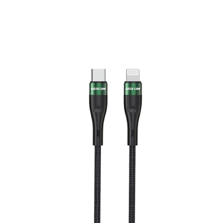 Green Lion USB-C to Lightning Braided Cable 1M PD 20W