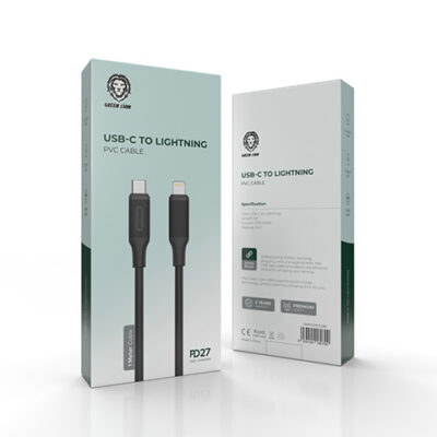 Green Lion USB-C to Lightning PVC Cable 1M PD 27W
