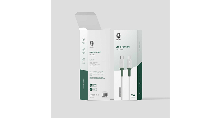 Green Lion USB-C to Type-C TPE Cable 1M PD 60W