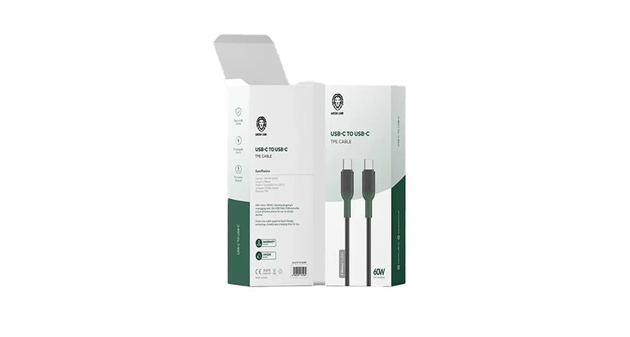 Green Lion USB-C to Type-C TPE Cable 3M PD 60W