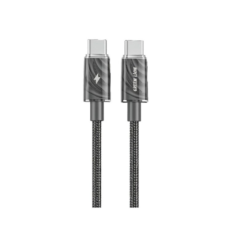 Green Lion USB-C to USB-C Thick Braided Cable 1M 60W