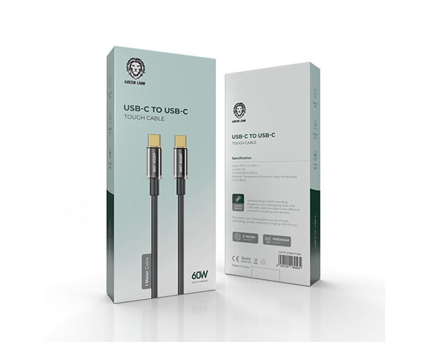 Green Lion USB-C to USB-C Touch Cable 1M 60W