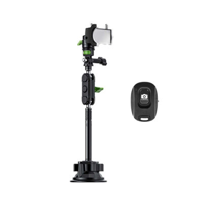 Green Lion Ultimate Holder Pro with Suction Cup Mount 4.5 - 7.2 Inches - Green / Black