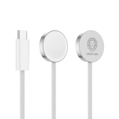 Green Lion Ultra Magnetic Charger Braided Cable 1M (Type-C Interface) for iWatch