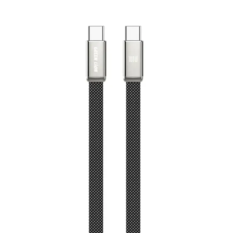 Green Lion Ultra Thin Braided USB-C to USB-C Cable