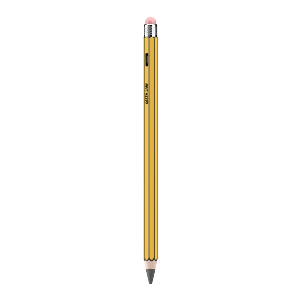 Green Lion Vintage 2 in 1 Stylus Pencil - Yellow