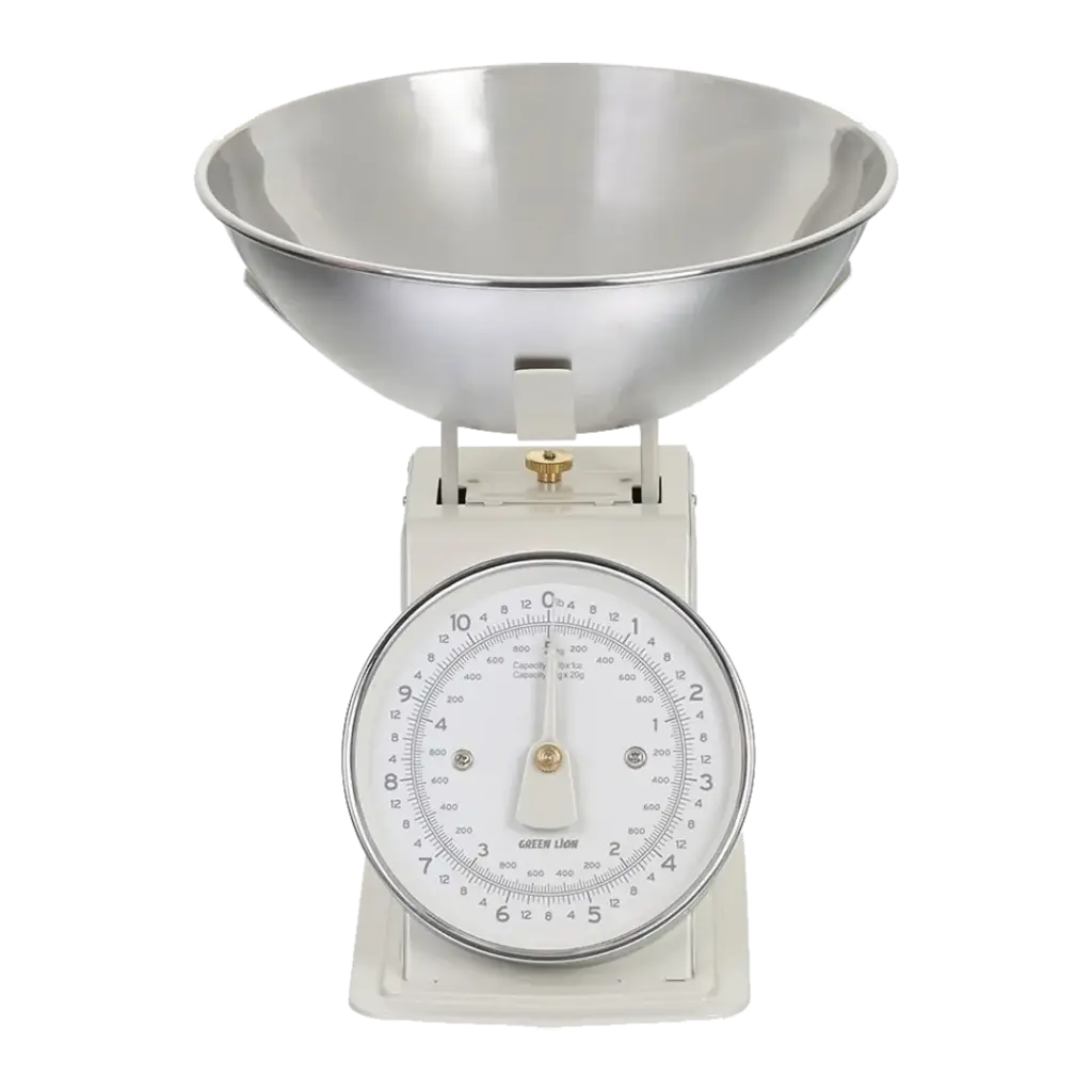 Green Lion Vintage Kitchen Scale - Cream