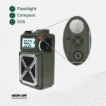 Green Lion Vintage Solar Pro Radio | Speaker | Power Bank | Compass | Flashlight