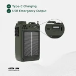 Green Lion Vintage Solar Pro Radio | Speaker | Power Bank | Compass | Flashlight