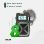 Green Lion Vintage Solar Pro Radio | Speaker | Power Bank | Compass | Flashlight