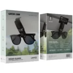 Green Lion Visor Guard Car Sunglasses Holder