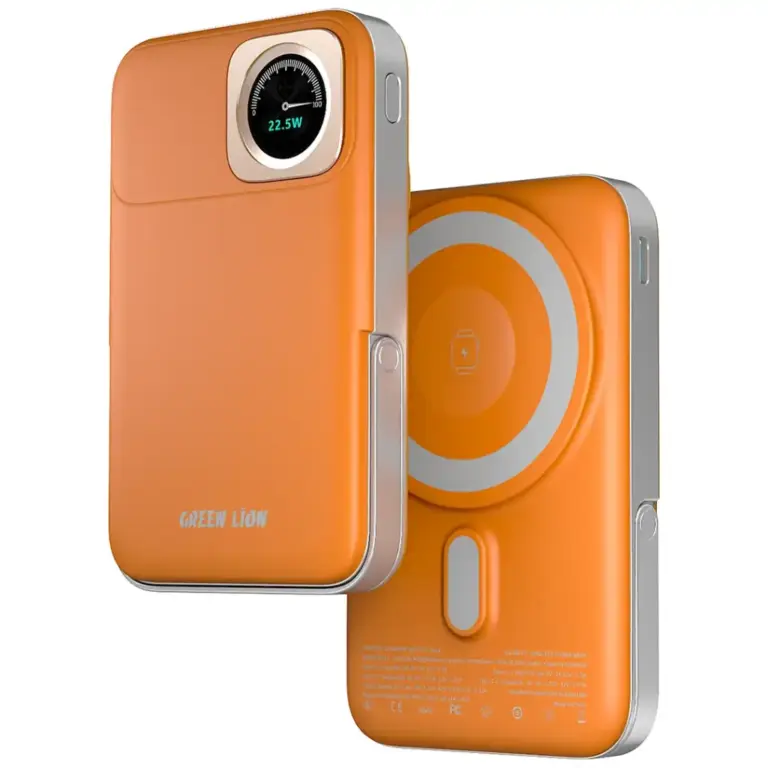 Green Lion Volt Gauge 10000mAh Power Bank - Orange