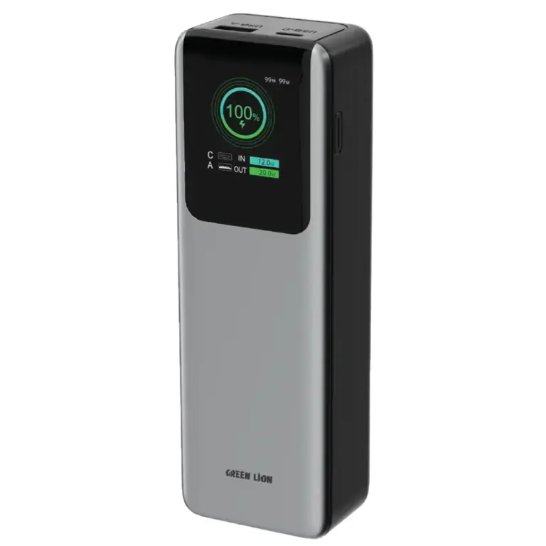 Green Lion Voltura 20000mAh Power Bank PD100W -Grey