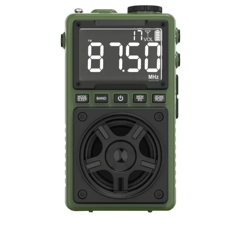Green Lion Voyager Portable Radio | Flash Light | Speaker