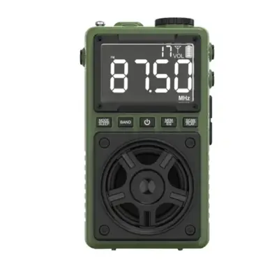 Green Lion Voyager Portable Radio | Flash Light | Speaker