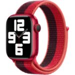 Green Lion Woven Nylon Sport Loop Watch Strap