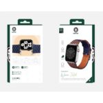 Green Lion Woven Textile Watch Band