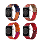 Green Lion Woven Textile Watch Band