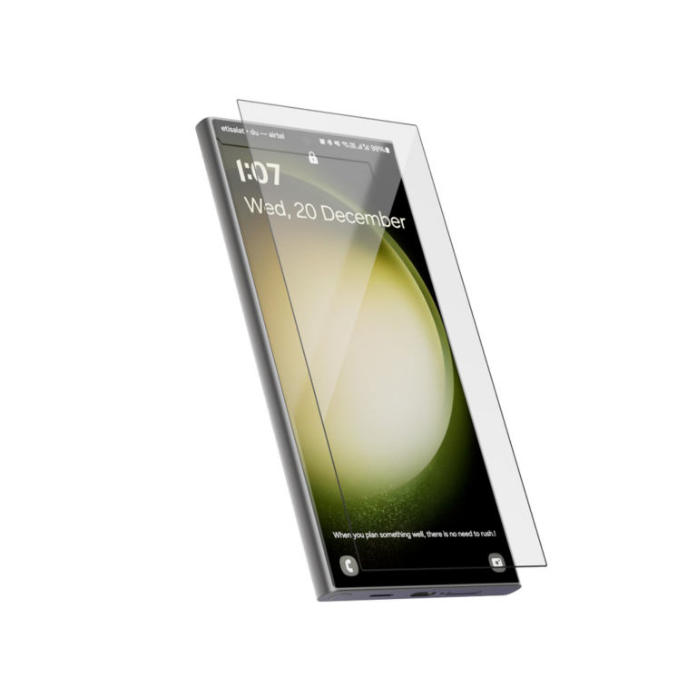 Levelo 3D Curved High Silicon Aluminum Glass HD Screen Protector For Samsung S24 Ultra