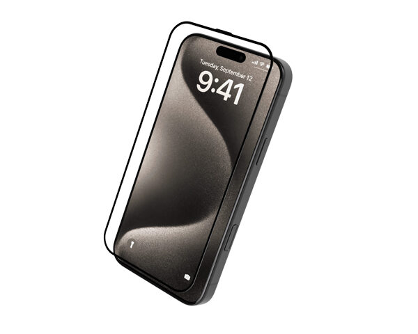 Levelo 3D Resin Glue High Silicone Aluminum Glass Screen Protector for iPhone 16 Series - Clear